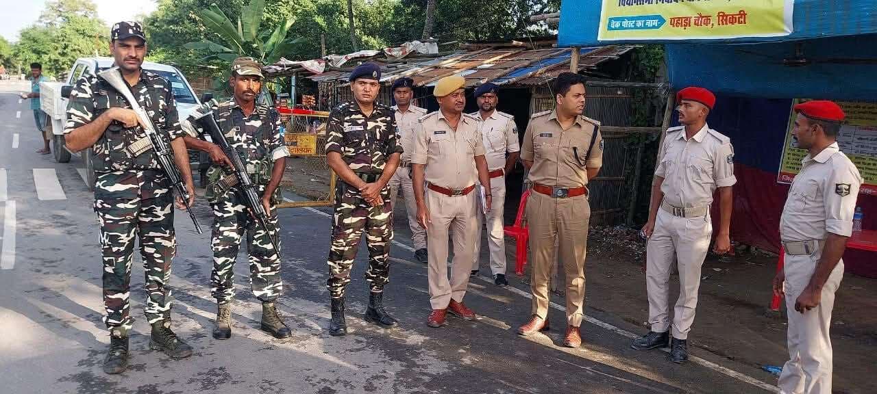 एसडीपीओ ने एसएसटी चेक पोस्ट का लिया जायजा