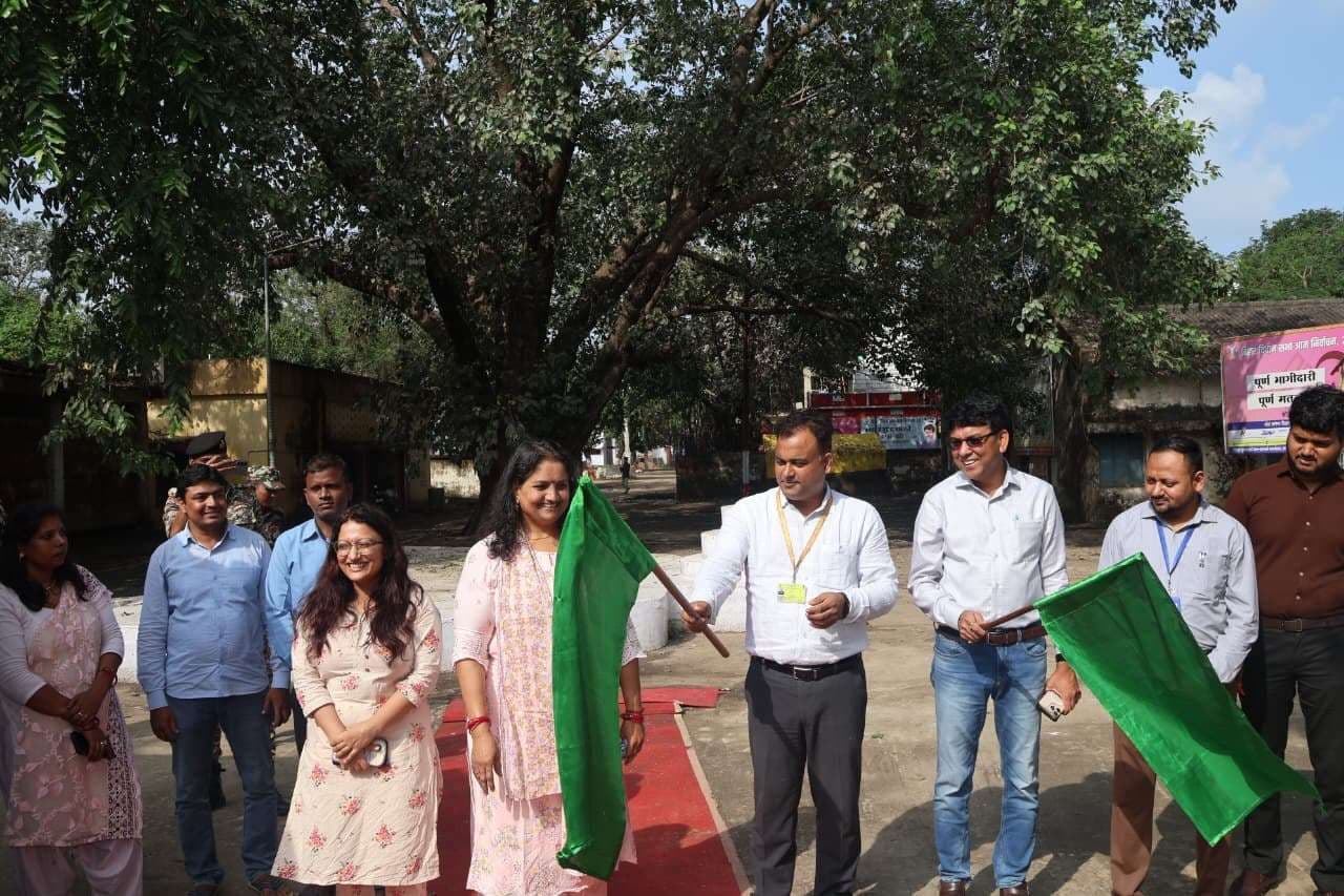 मतदाता जागरूकता के लिए प्रचार वाहन रवाना