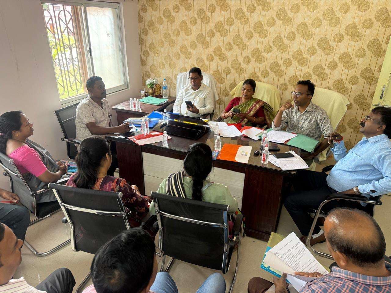 मुरहू में रोगी कल्याण समिति की बैठक