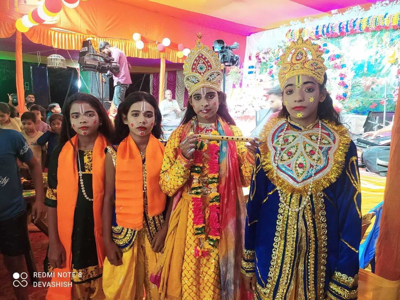 श्रीकृष्ण-रुक्मिणी विवाह में बही प्रेम और समर्पण की धारा