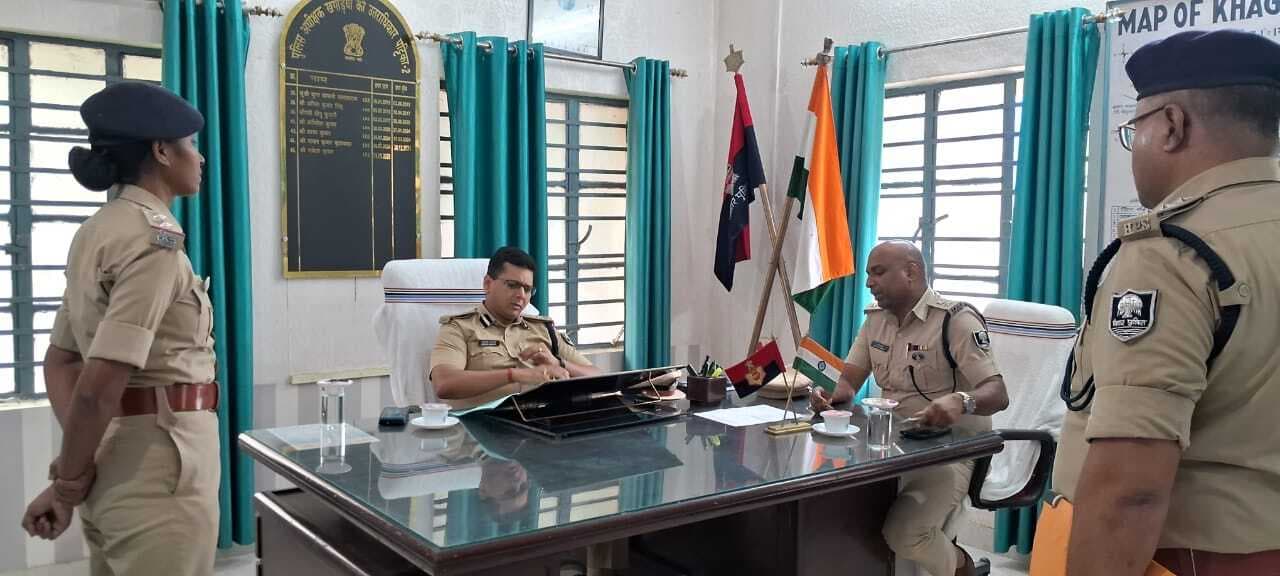 डीआईजी ने सुरक्षा व्यवस्था का लिया जायजा