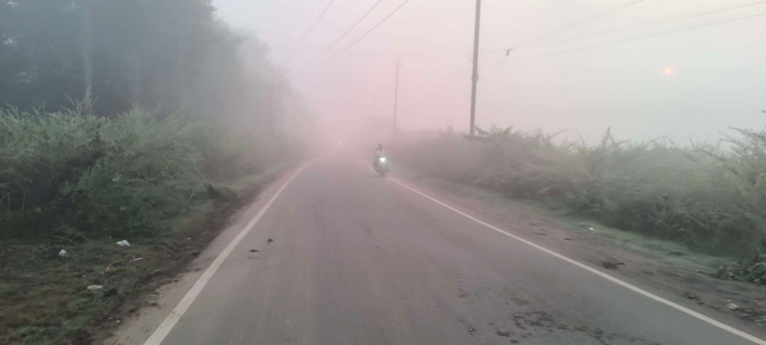 Giridih News :सुबह में छाया रहा कोहरा, ठंड का एहसास