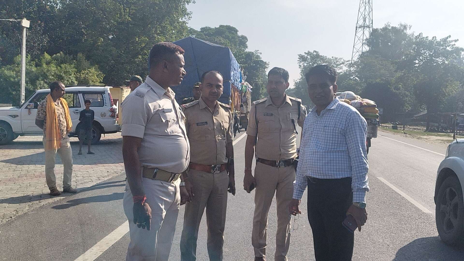विधानसभा चुनाव को लेकर एनएच-31 पर चलाया वाहन जांच अभियान