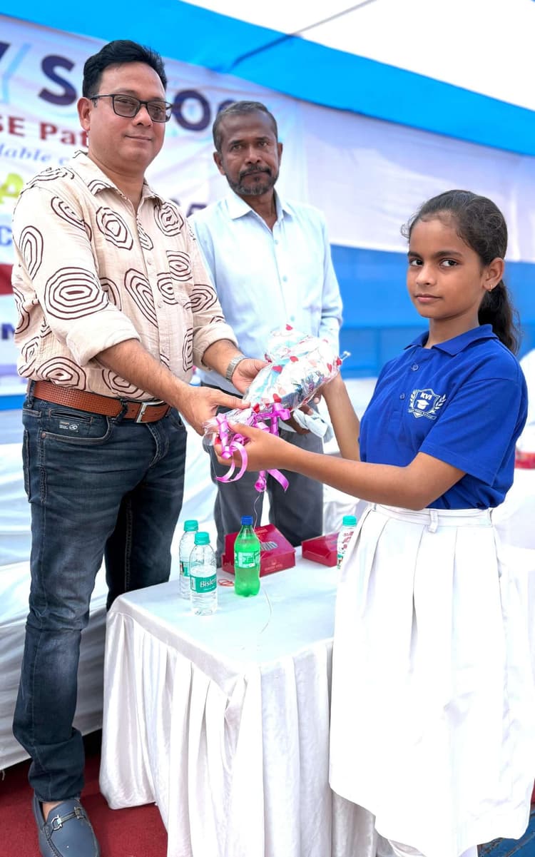 kinder valley school's annul sports day at jrd tata sports complex: खेलकूद में बच्चों ने दिखायी प्रतिभा