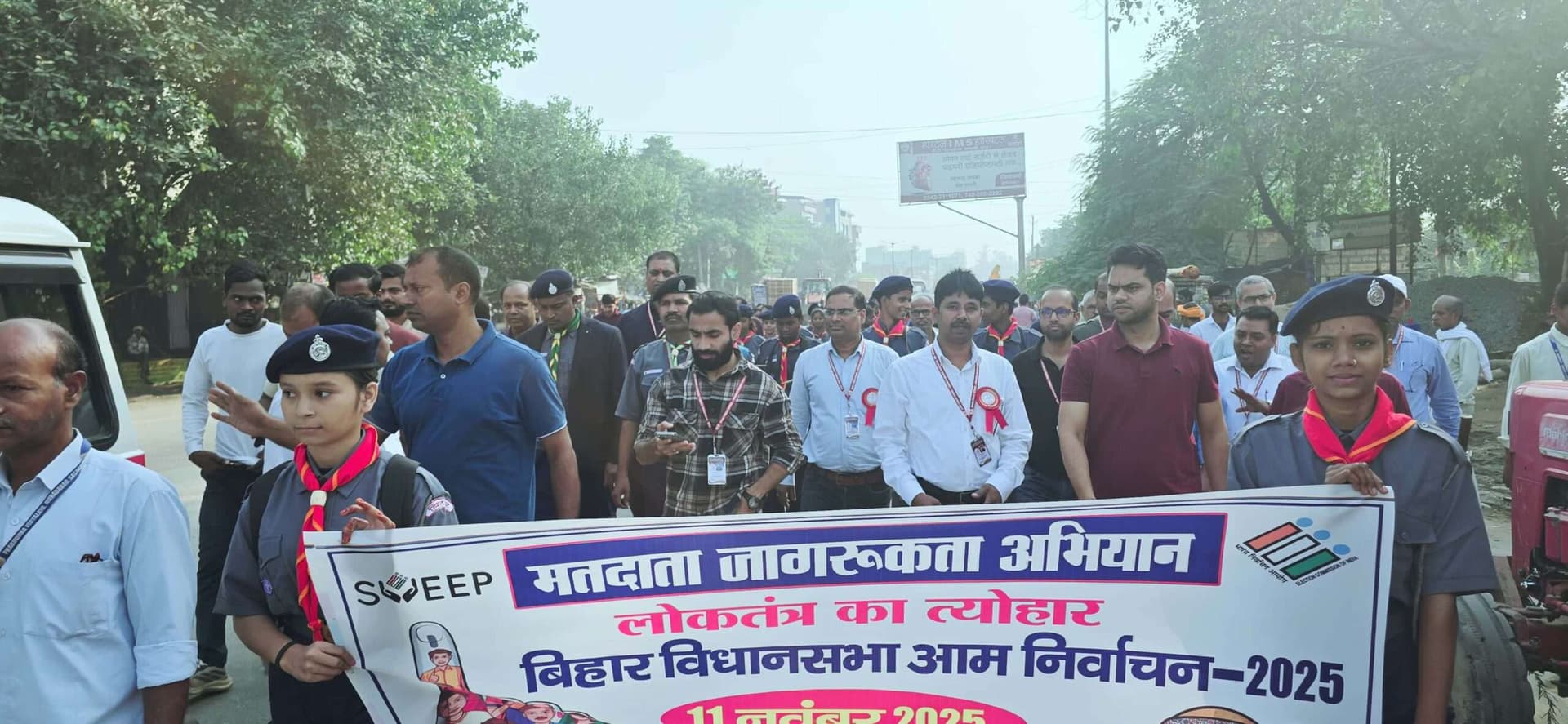 बिहार चुनाव : ””पहले मतदान, फिर जलपान…”” से गूंजा सासाराम शहर
