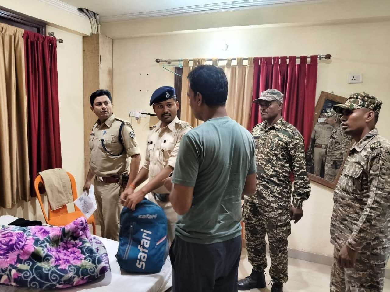 विधानसभा चुनाव व पीएम के आगमन से पूर्व रात भर चला छापेमारी अभियान