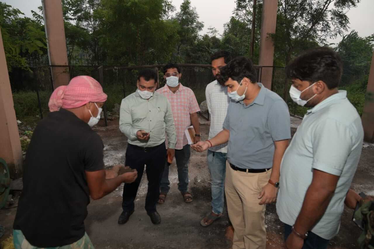 डीसी ने ठोस अपशिष्ट प्रबंधन प्लांट का लिया जायजा