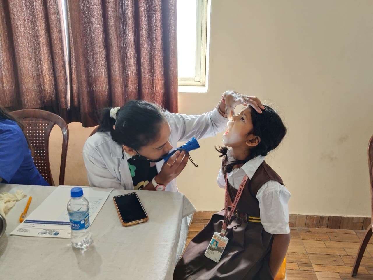 डीएवी स्कूल में चिकित्सा शिविर का आयोजन