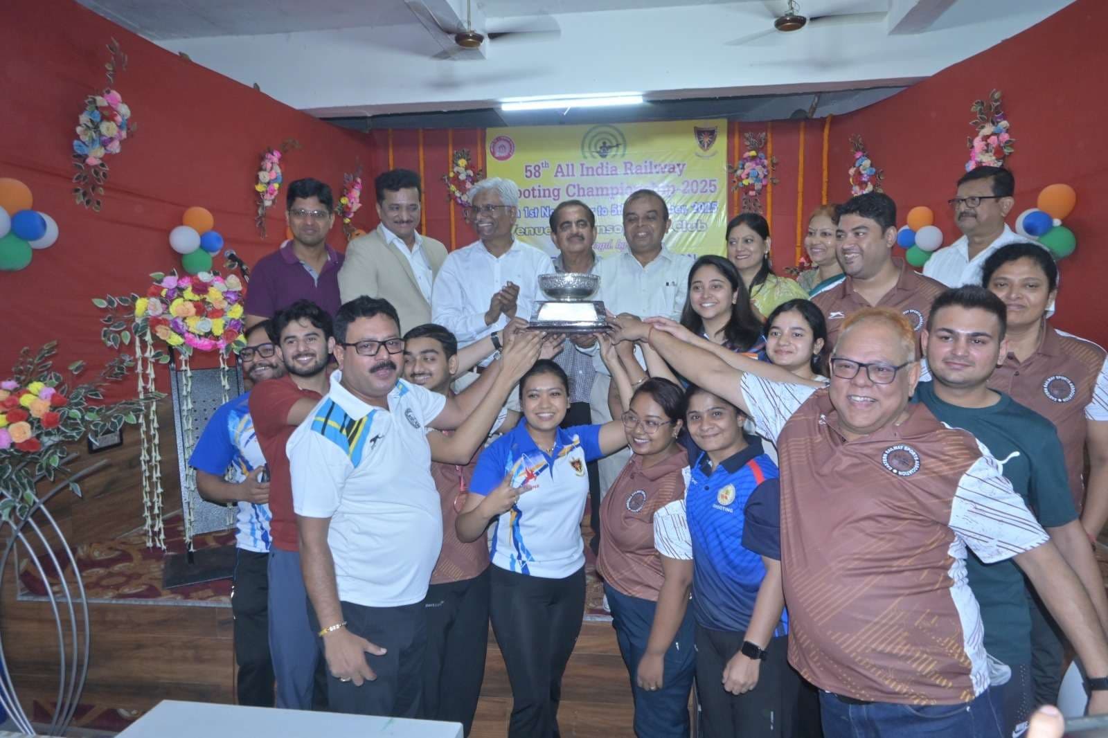 शूटिंग चैंपियनशिप में मध्य रेल को मिला प्रथम स्थान