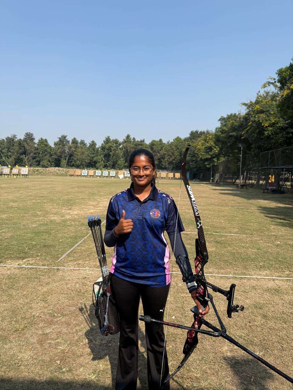 Tata Archery Academy Cadet k Yukta in indian team: टाटा आर्चरी एकेडमी की के युक्ता भारतीय टीम में