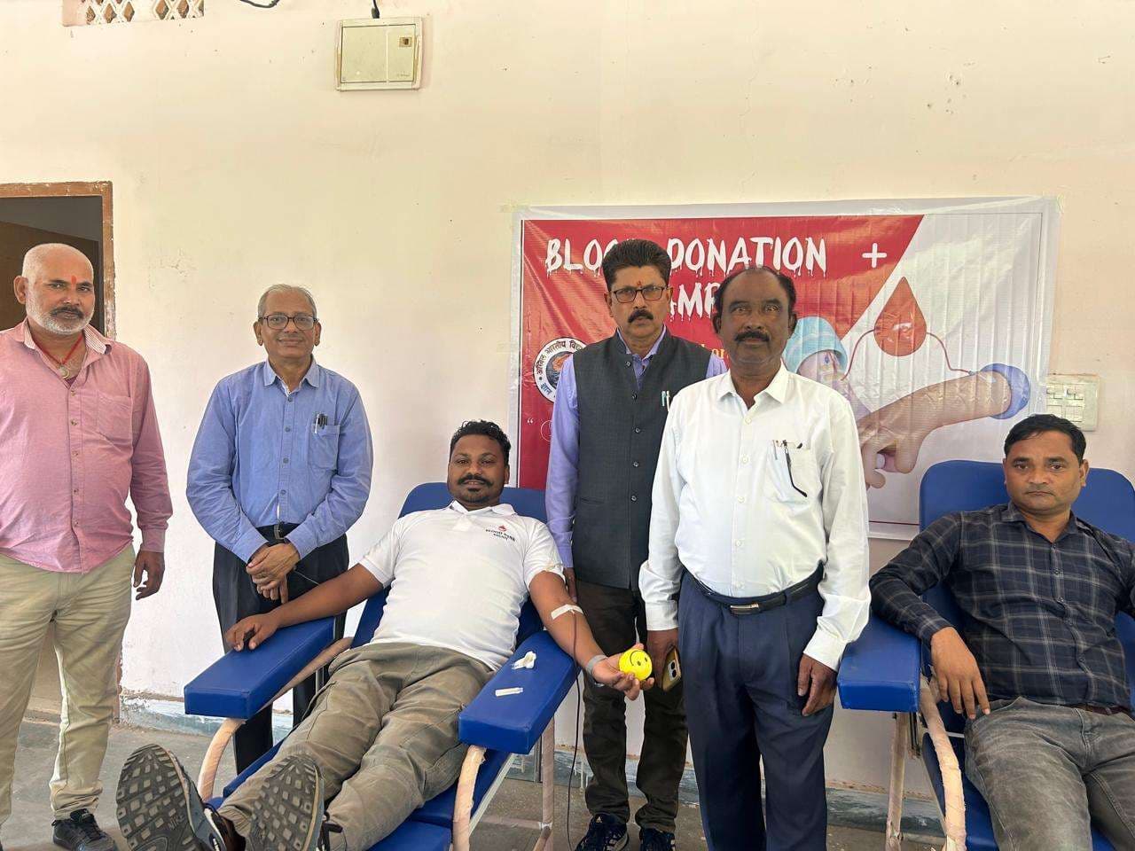 शिविर में 17 यूनिट रक्त संग्रहित