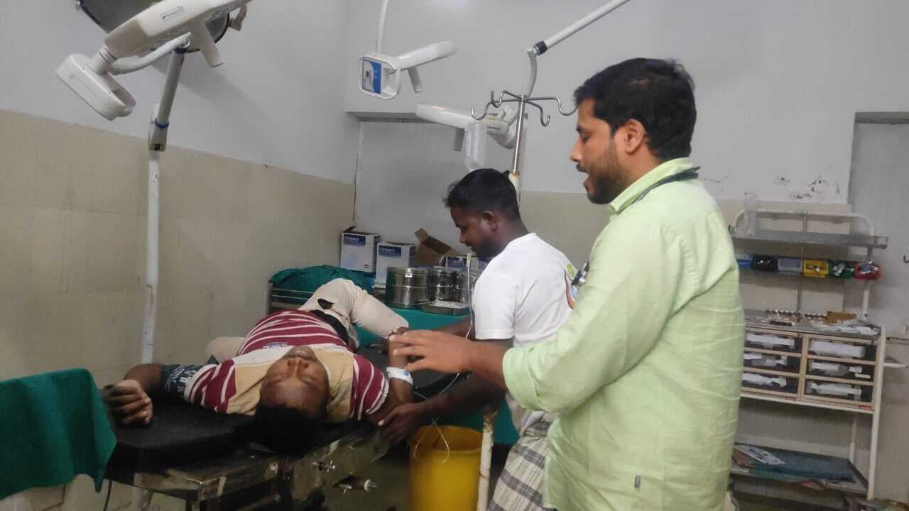 आपस में टकरायी दो बाइक, दोनों सवार घायल