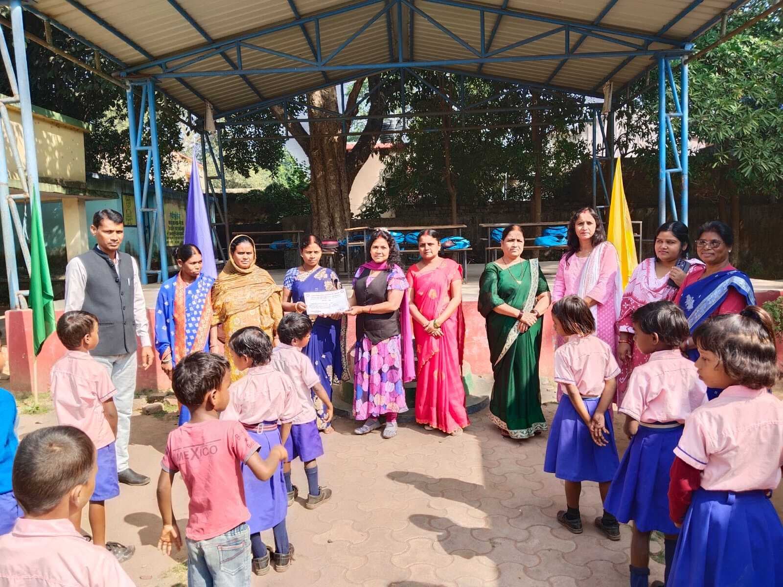 विजेता रसोइया को किया गया सम्मानित