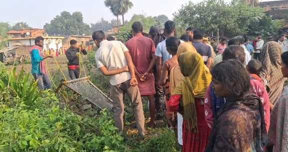 महागामा में पुराने कुएं से विवाहिता का शव बरामद