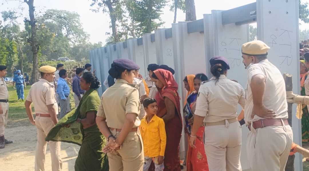 गृह मंत्री की सभा में सुरक्षा के रहे पुख्ता इंतजाम