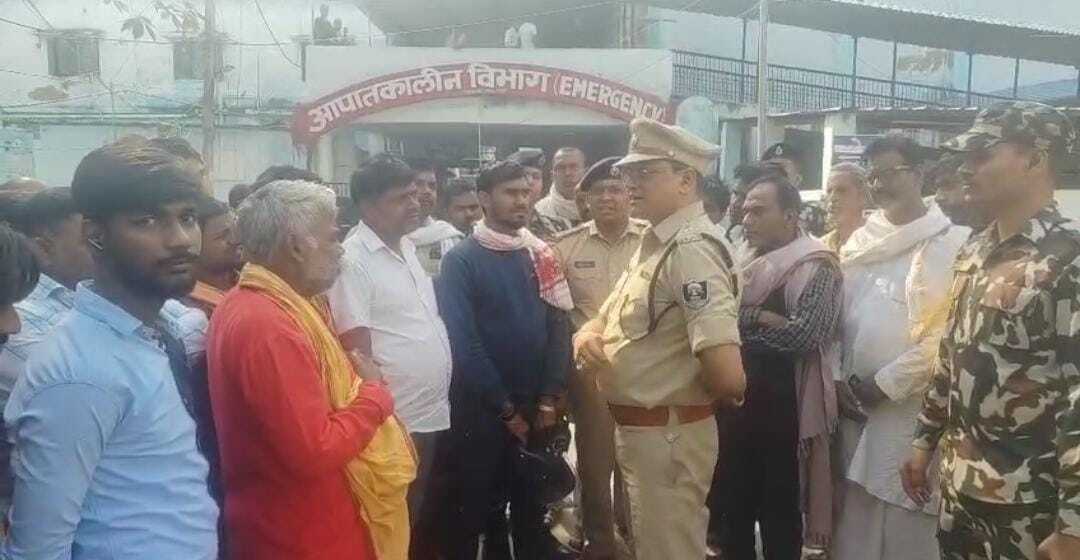 hajipur news. छह दिनों से गायब युवक के रूप में हुई जमीन में गाड़े गये शव की पहचान, थानाध्यक्ष लाइन हाजिर