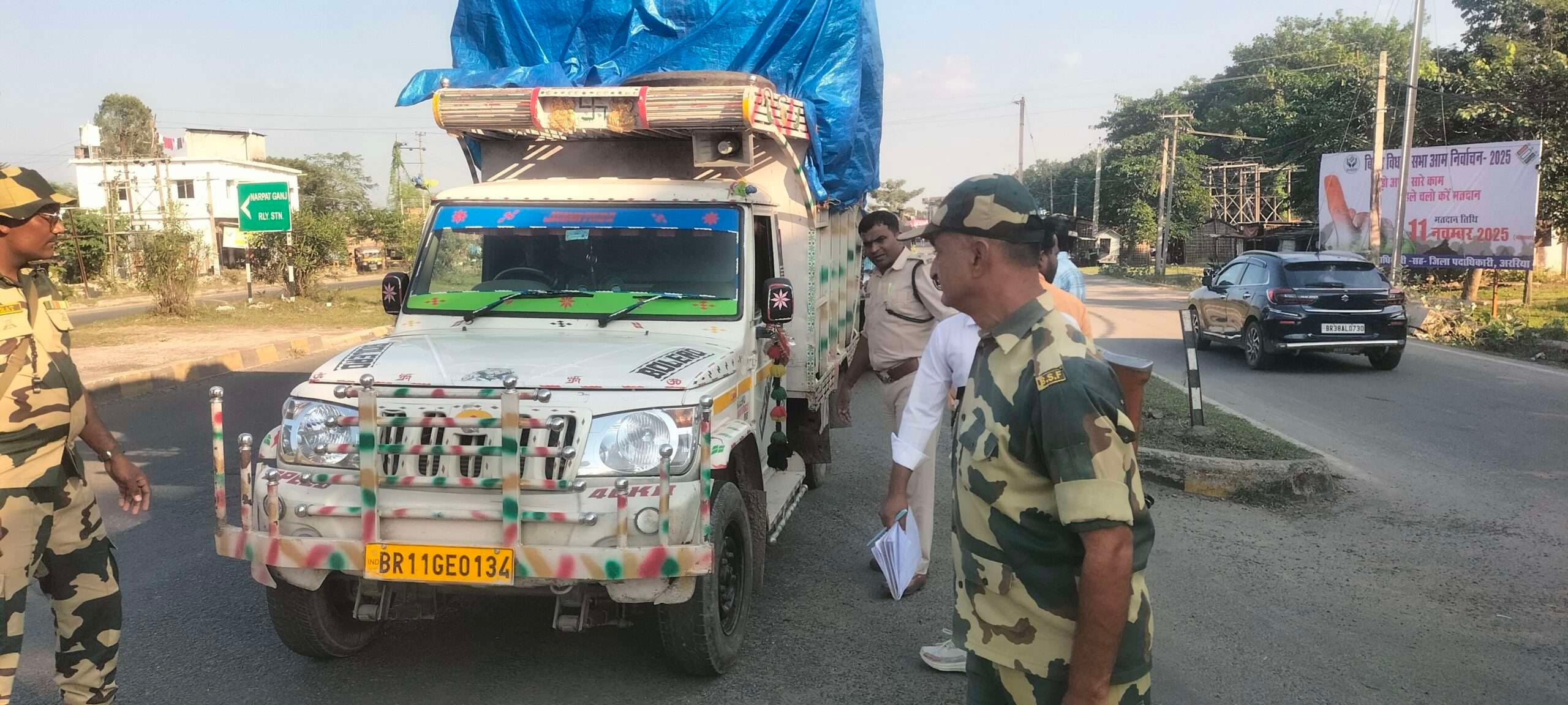 विस चुनाव के लिए वाहनों की जब्ती शुरू