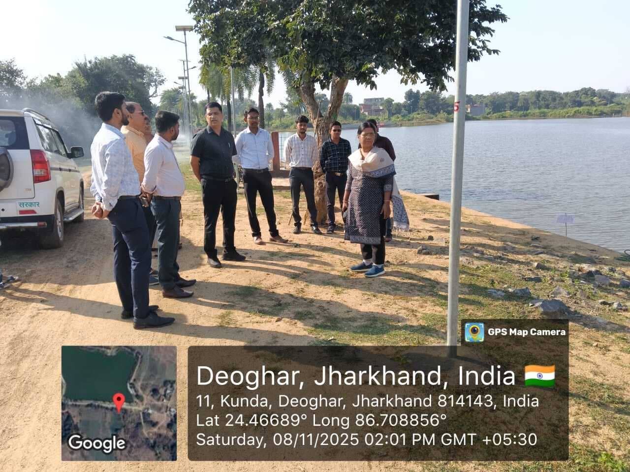 Deoghar news : तालाब परिसर के आसपास सफाई व लाइट समेत घाटों की देखभाल का दिया टास्क