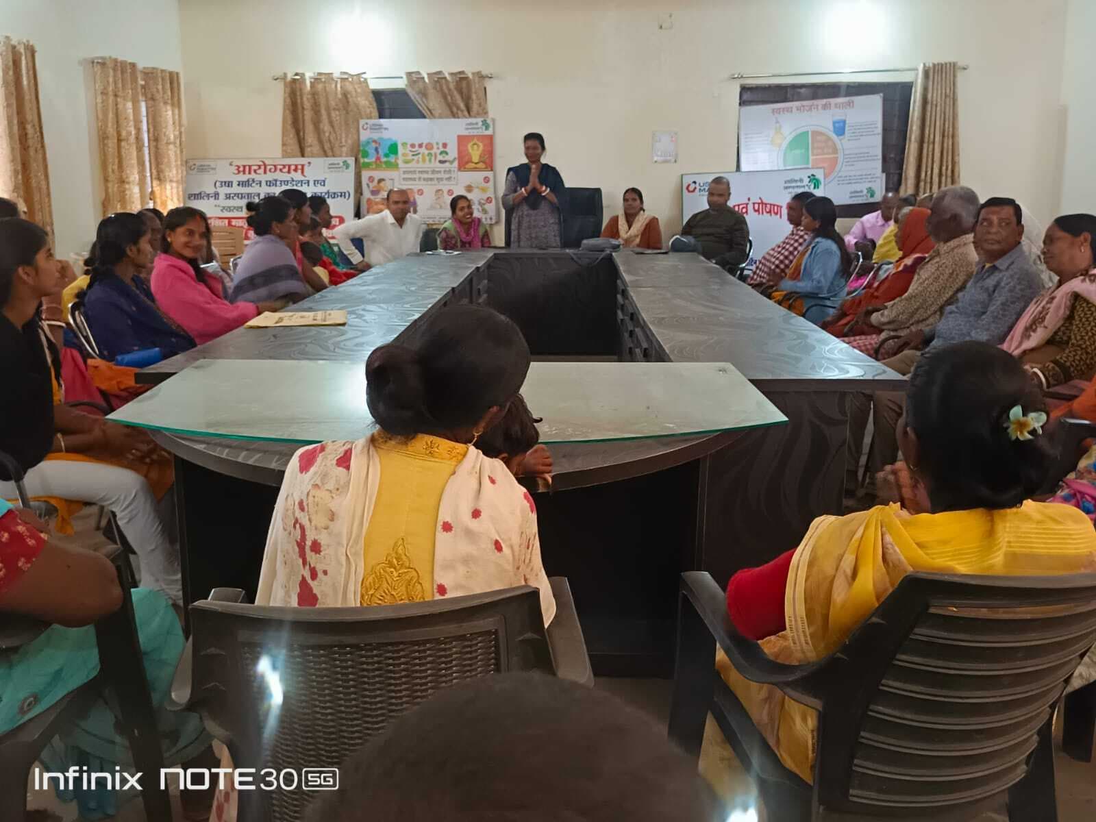 लोगों को स्वास्थ्य के प्रति किया गया जागरूक