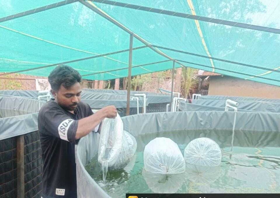 बायोफ्लॉक तकनीक से मत्स्य पालन कर आत्मनिर्भर बने शिवशंकर मड़ैया