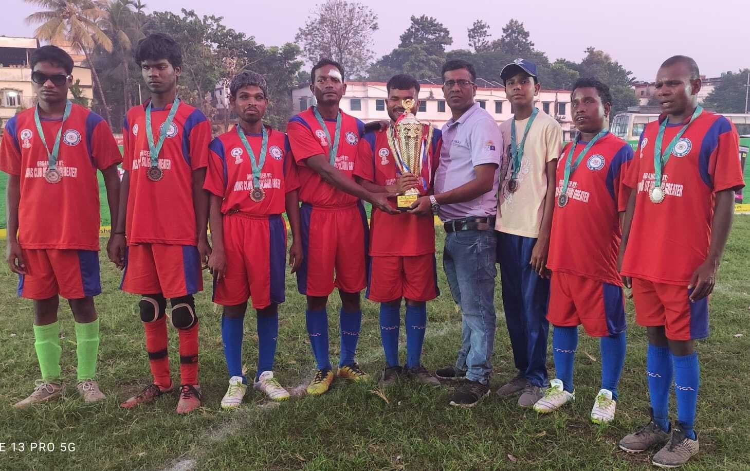 Blind football jharkhand : झारखंड ब्लाइंड फुटबॉल टीम को मिला दूसरा स्थान