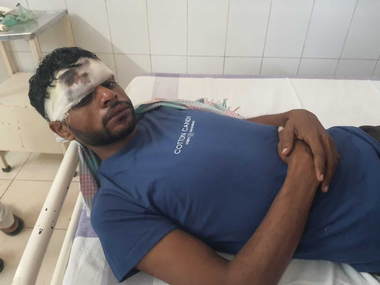 बाइक की टक्कर में युवक गंभीर रूप से घायल