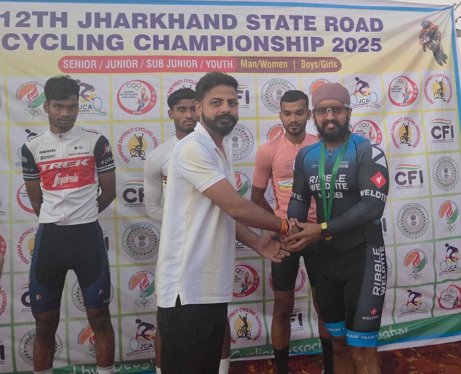 Jharkhand state cycling championship aveet singh: स्टेट साइकिलिंग चैंपियनशिप में अवनीत ने जीते दो कांस्य पदक