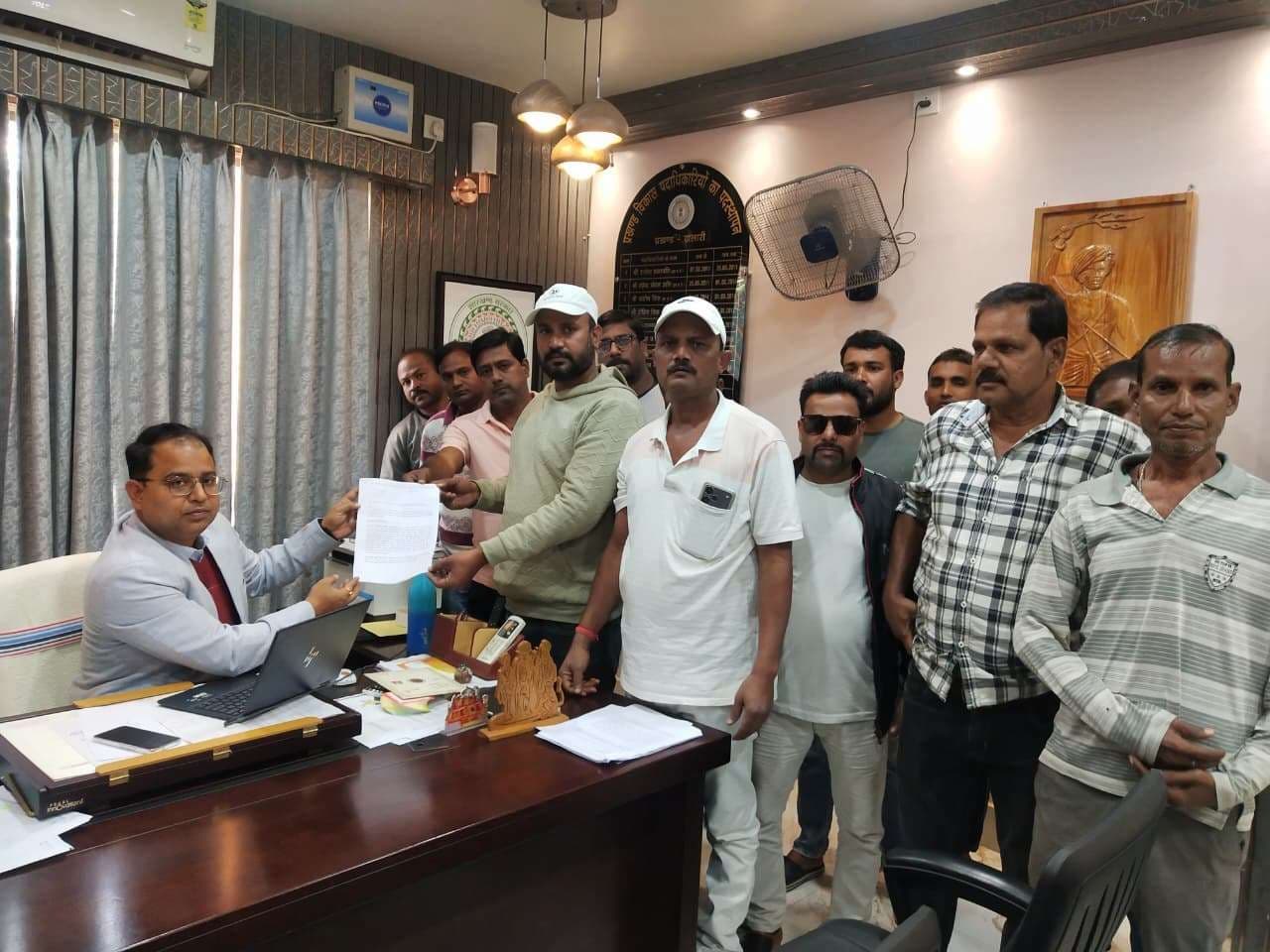 खनन पट्टा समाप्त भूमि पर चूना-पत्थर स्लरी की अवैध बिक्री का आरोप