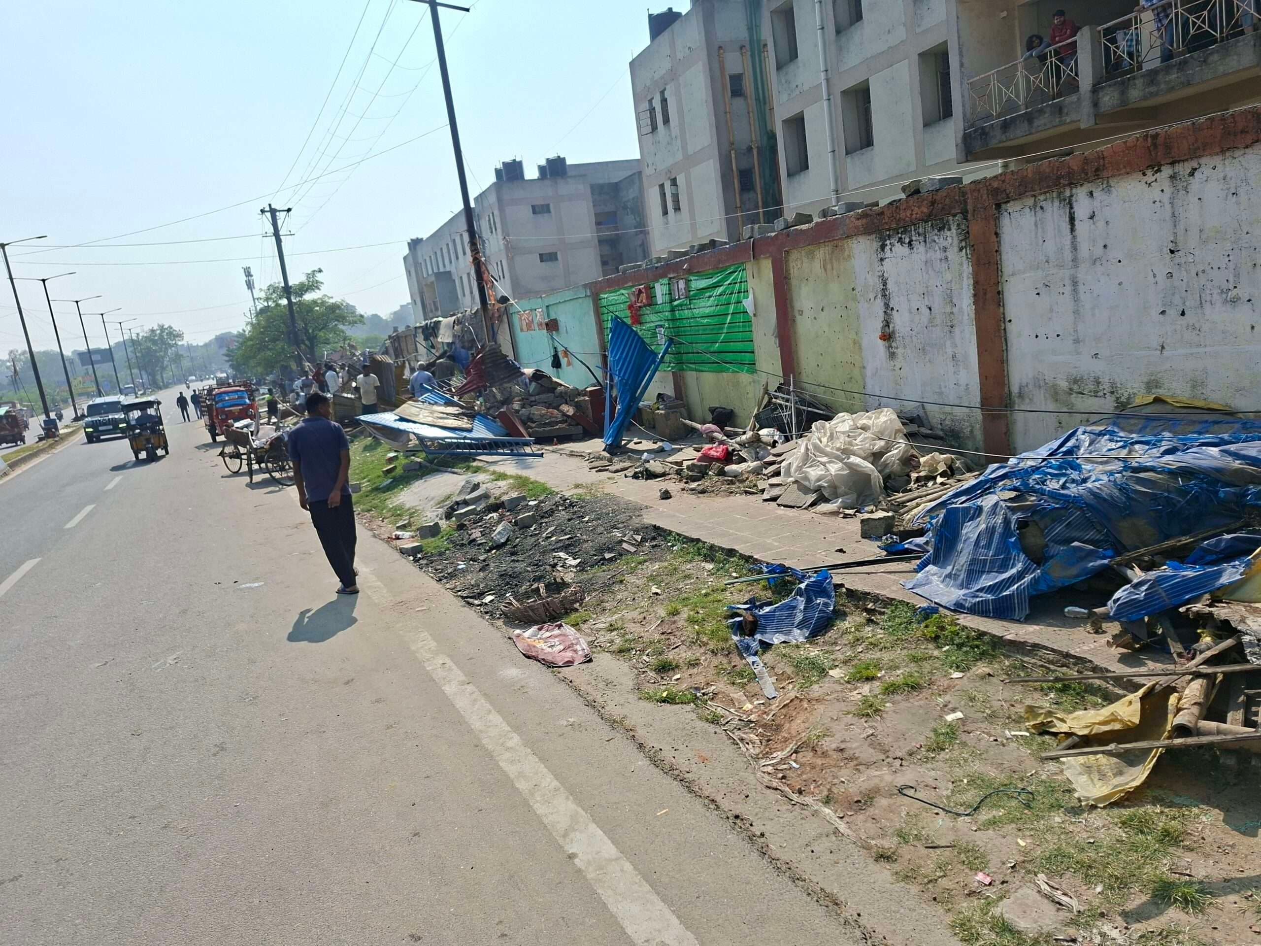 रांची नगर निगम ने हटिया क्षेत्र से अतिक्रमण हटाया