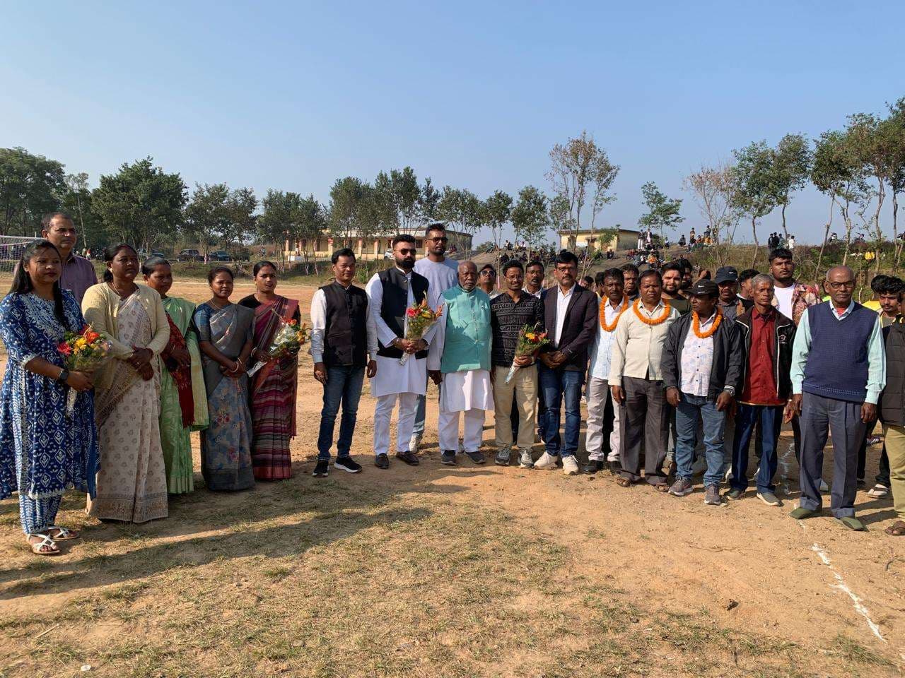 भगवान बिरसा मुंडा फुटबॉल प्रतियोगिता का आगाज