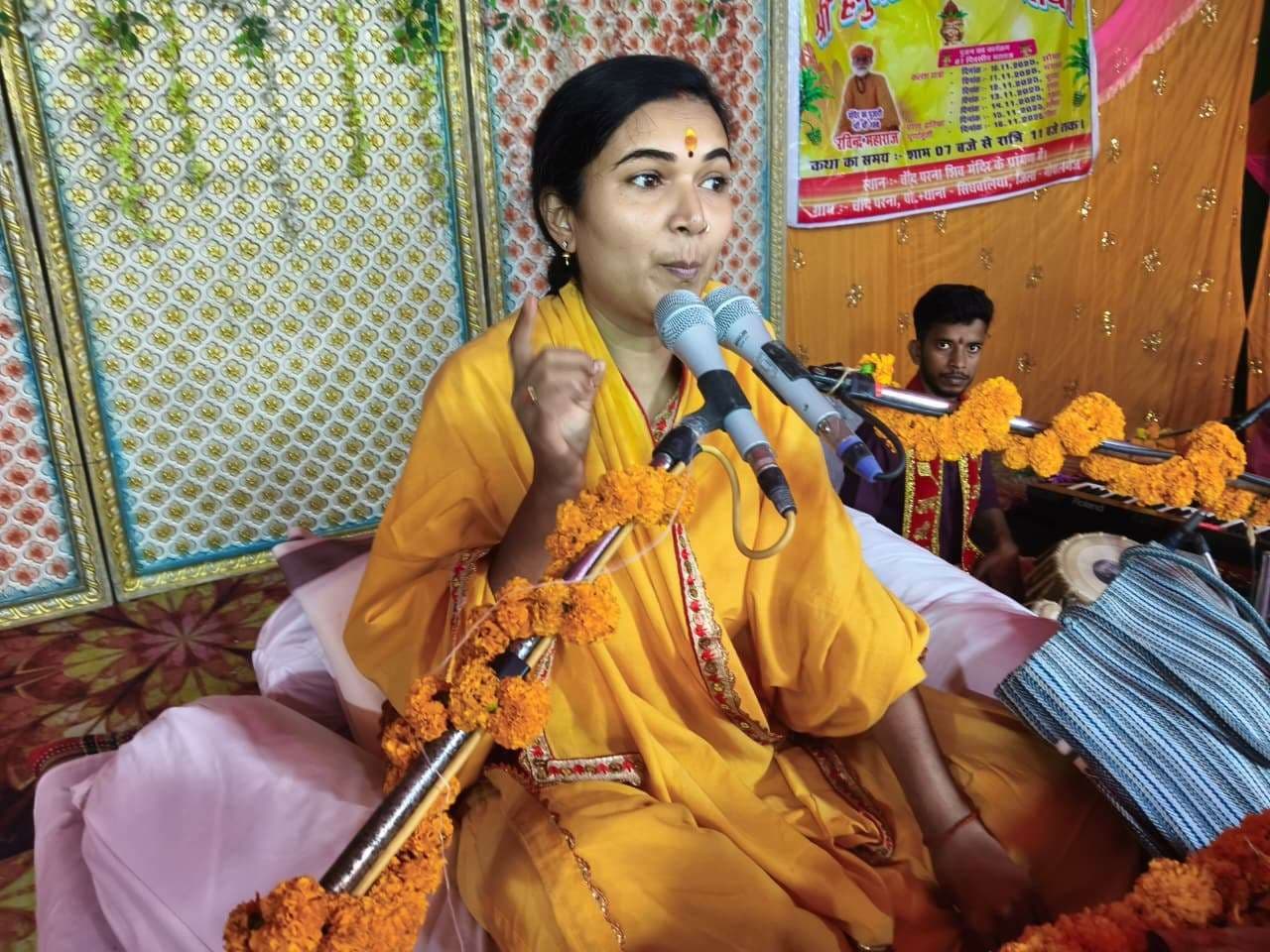 सच्चे मन से भगवान की कथा सुनने वाले को ही मिलता है मोक्ष : साध्वी शशिप्रभा