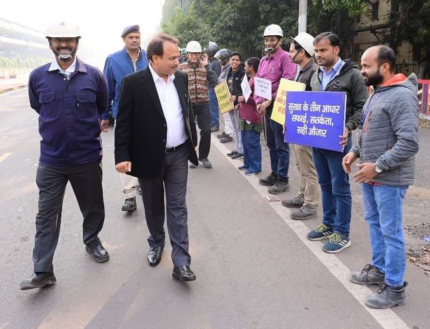 Bokaro News : बीएसएल में सुरक्षा संस्कृति को सशक्त बनाने के लिए बनी मानव शृंखला