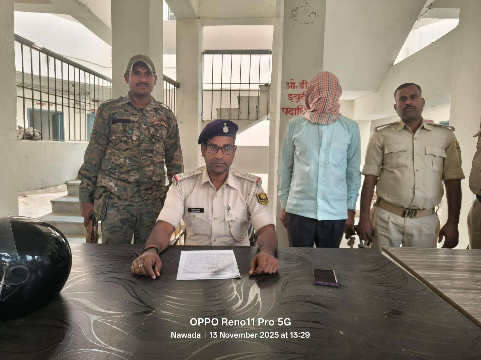 खरौंध स्टेशन बेसकैंप हमले मे शामिल हार्डकोर नक्सली गिरफ्तार