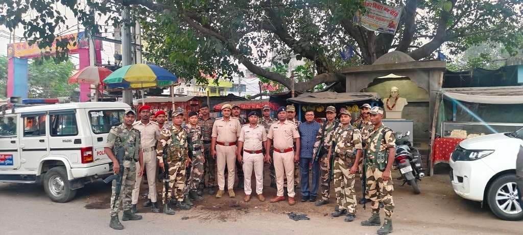 मतगणना के नतीजे घोषित होने के बाद कड़ी हुई सुरक्षा व्यवस्था