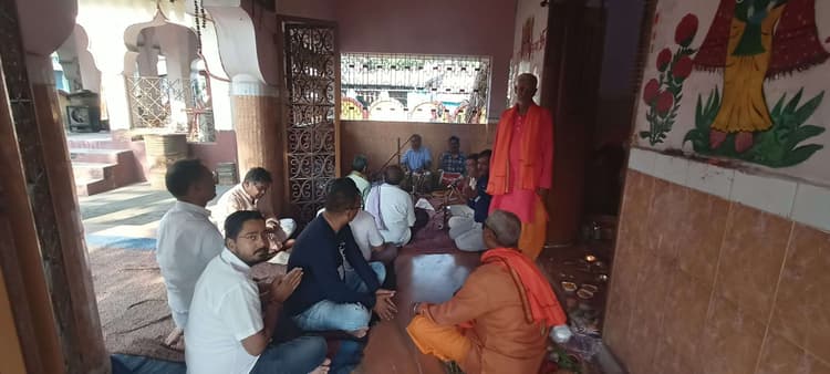 अखंड हनुमान चालीसा के पाठ से माहौल हुआ भक्तिमय