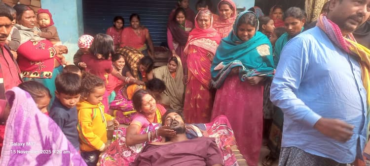 छह दिन पूर्व सड़क दुर्घटना में जख्मी युवक की इलाज के दौरान मौत