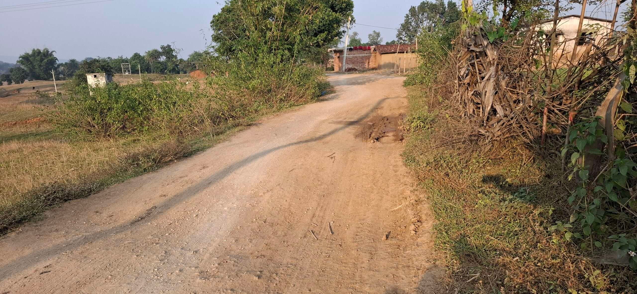 Giridih News :पक्की सड़क नहीं रहने से आवागमन में परेशानी