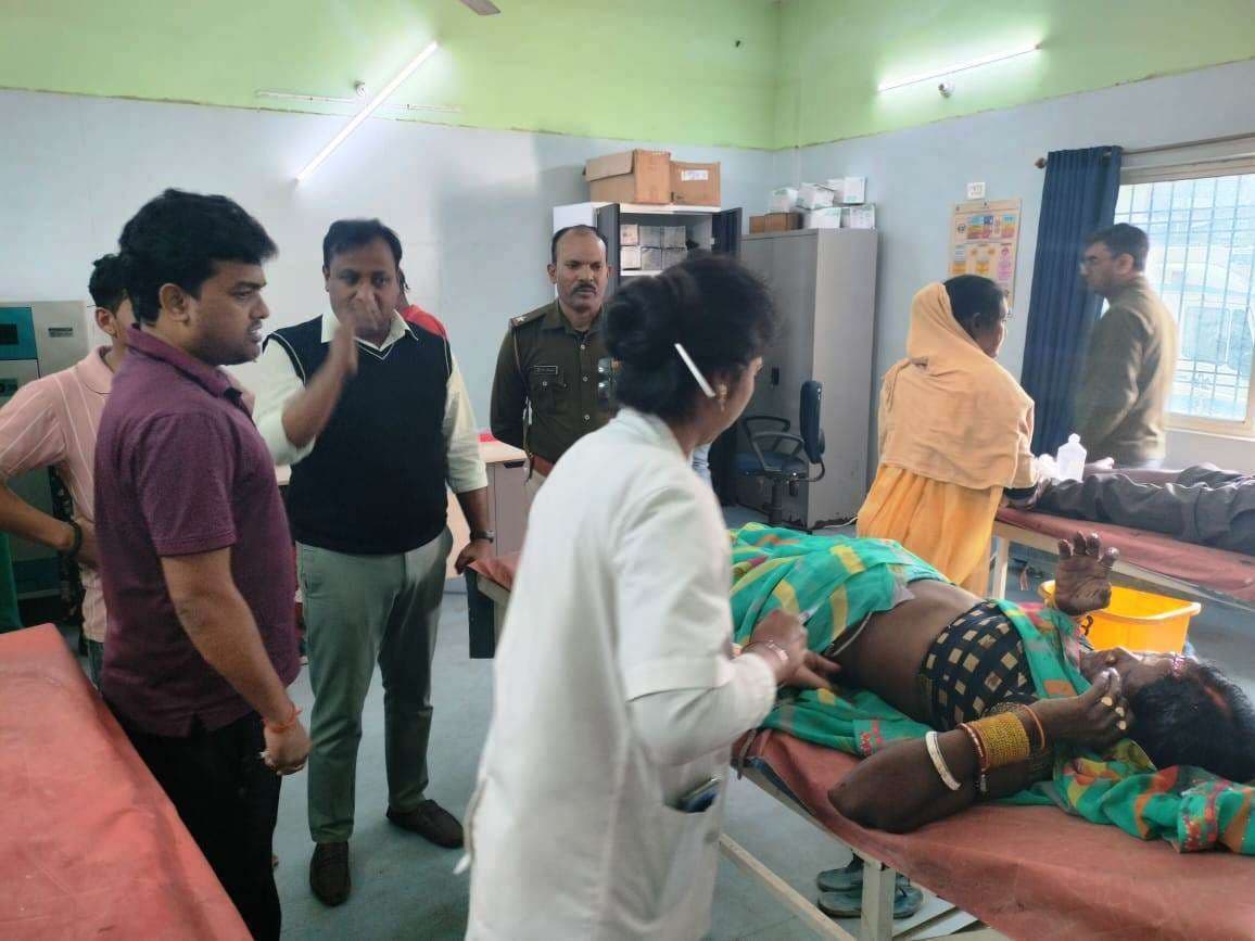 ऑटो की चपेट में  आयी महिला जख्मी