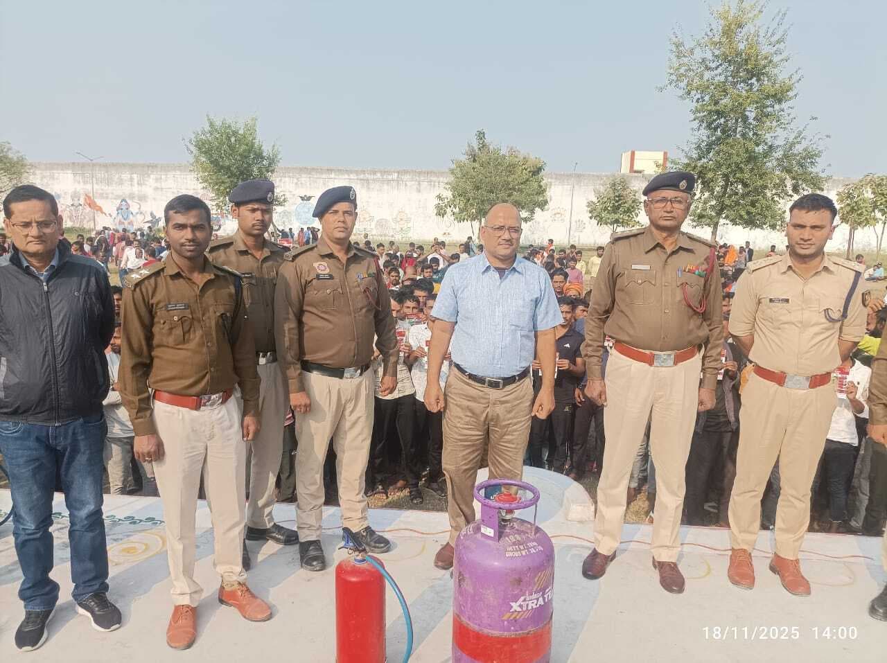 कैदियों ने सीखे अग्नि से बचाव के गुर