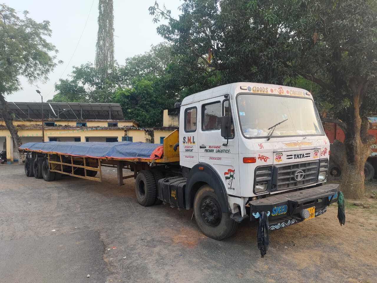 बगोदर में चालक की हत्या कर ट्रेलर को बिहार ले जा रहे थे अपराधी, सरैयाहाट पुलिस ने किया जब्त