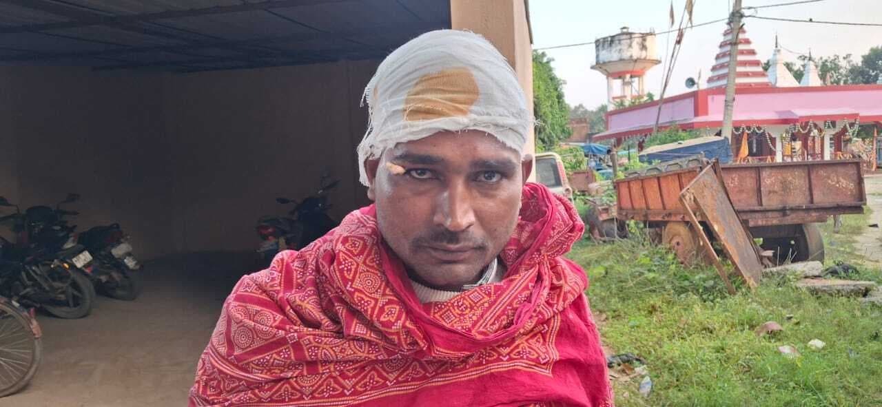 फसल चराने को लेकर मारपीट में एक व्यक्ति जख्मी