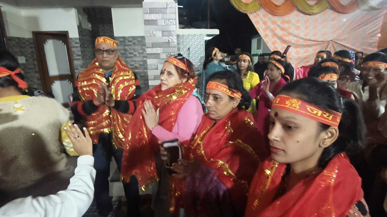 श्यामलाल चन्द्रशेखर मेडिकल नर्सिंग के छात्रों ने कटरा में भक्ति जागरण में लिया भाग