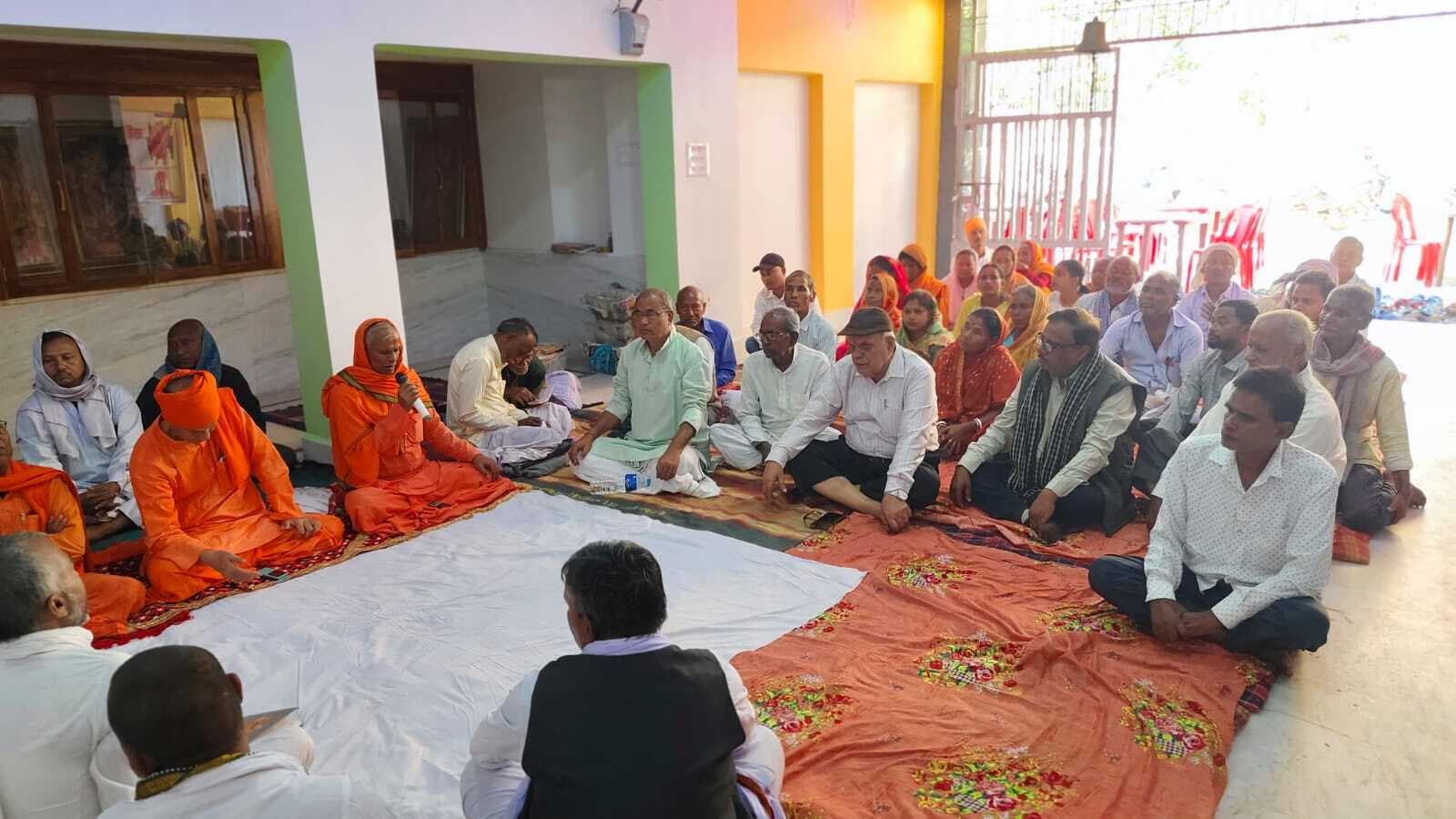 सालमारी में सत्संग के आयोजन को लेकर हुई बैठक