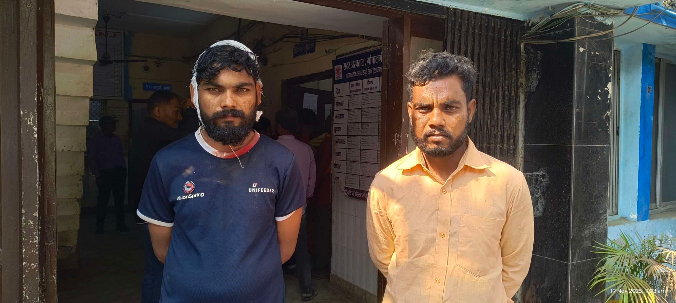 सिधवलिया में रास्ते के विवाद में दो पक्षों में हुई मारपीट, धारदार हथियार से हमला