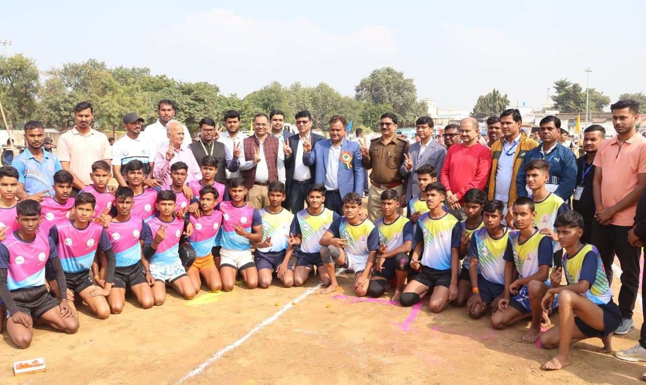 केआरके मैदान में राज्य स्तरीय कबड्डी प्रतियोगिता शुरू