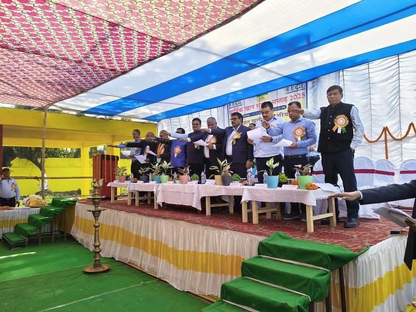 दुर्घटना-मुक्त कोयला खनन के लिए कर्मियों ने ली शपथ