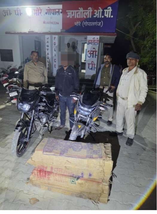 सघन वाहन जांच के दौरान 212 लीटर शराब बरामद, एक अभियुक्त धराया