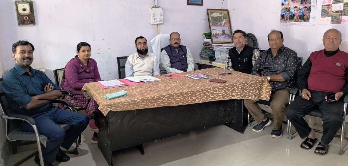 मुंगेर विश्वविद्यालय के पीजी डिपार्टमेंट कॉमर्स में इंटर्नशिप को लेकर बैठक आयोजित