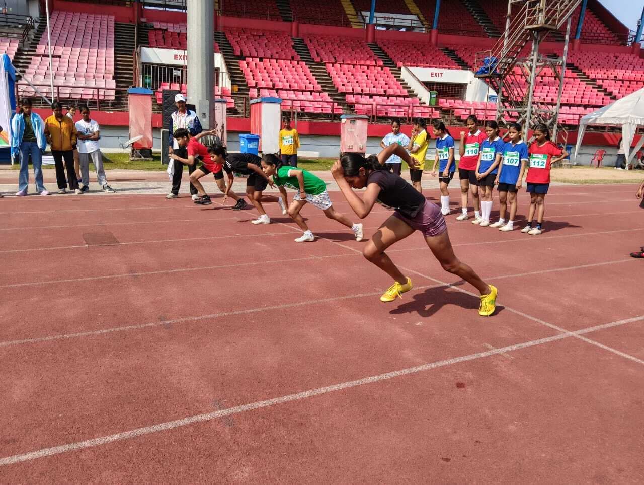 Asmita Athletics League At Jrd Tata Sports Complex : अस्मिता एथलेटिक्स लीग में 128 बालिकाएं हुईं शामिल