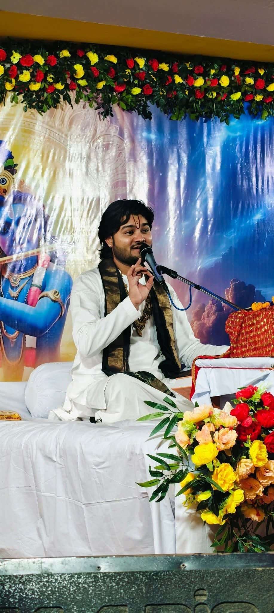 भागवत कथा के तीसरे दिन भक्त प्रह्लाद व ध्रुव की कथा सुन भावविभोर हुए श्रोता